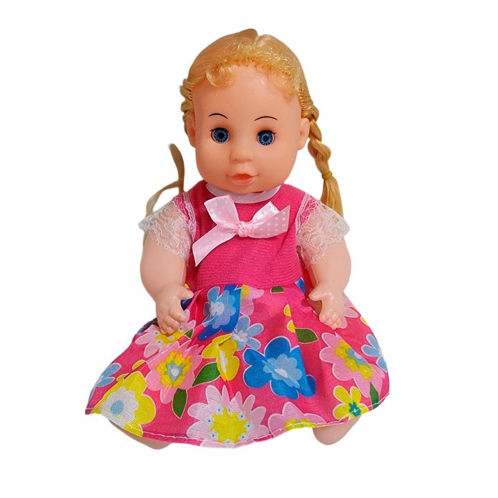 Muñeca Bebe Con Vestido + Accesorios De Belleza Juguete Niña