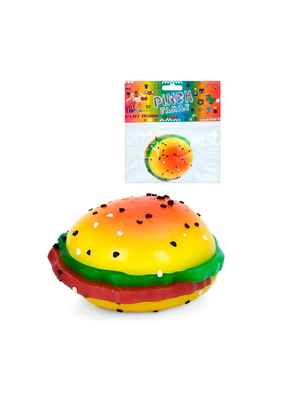 Squishy Juguete Anti Estrés Squishies Pelota Hamburguesa