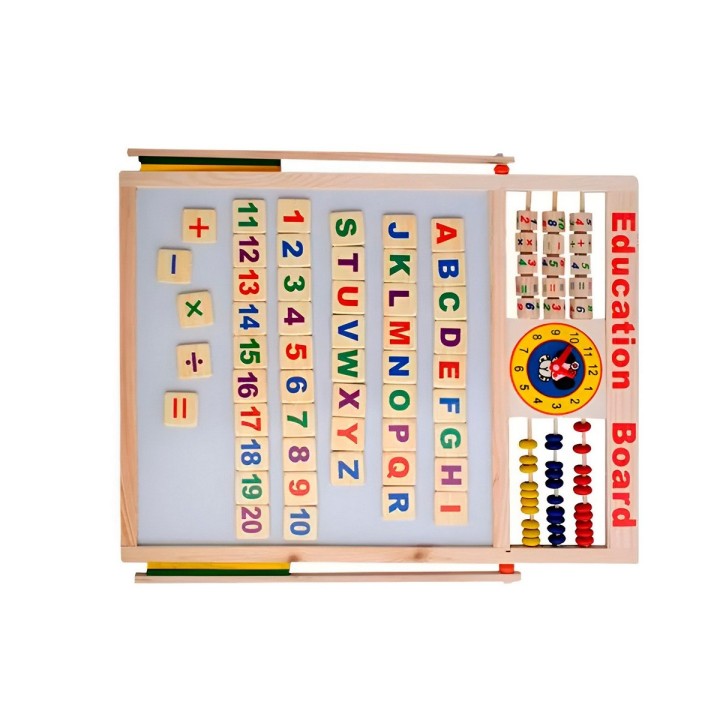 Tablero Didáctico Doble Magnético Aprendizaje Didactico
