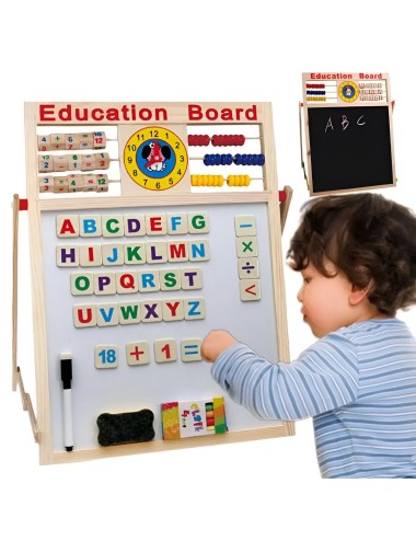 Tablero Didáctico Doble Magnético Aprendizaje Didactico