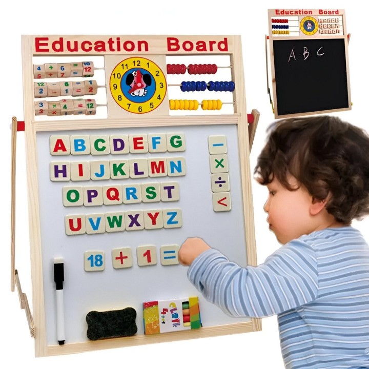 Tablero Didáctico Doble Magnético Aprendizaje Didactico
