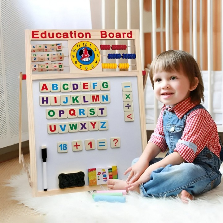 Tablero Didáctico Doble Magnético Aprendizaje Didactico