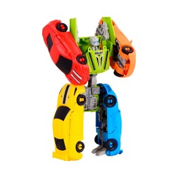 Carro Robot Transformable Juguete Interactivo X 5 Unidades