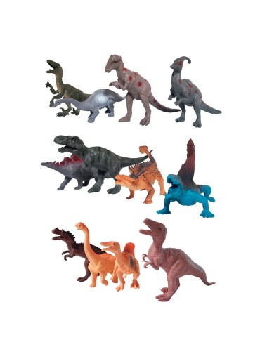 Dinosaurios Figuras Set Juguete X 12 Unidades Coleccionable