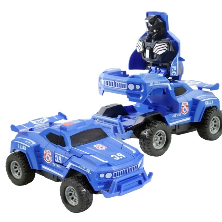 Camioneta Carro Transformable En Robot Coleccion X 4 Unidad