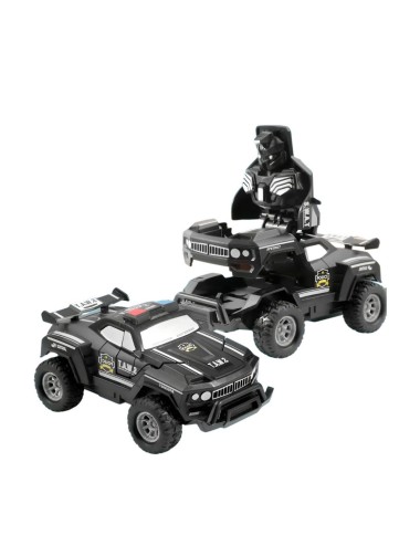Camioneta Carro Transformable En Robot Coleccion X 4 Unidad