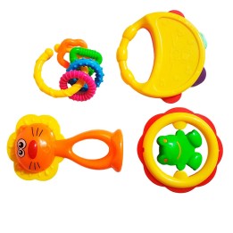 Sonajero Set Kit Maracas Multicolor Juguete Niño Aprendizaje
