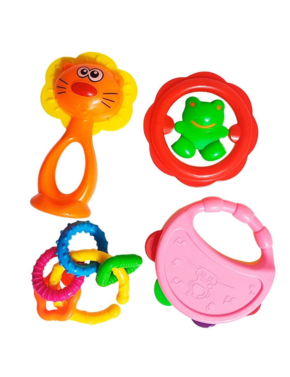 Sonajero Set Kit Maracas Multicolor Juguete Niño Aprendizaje