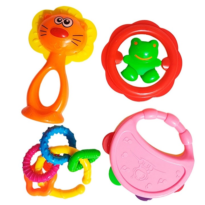 Sonajero Set Kit Maracas Multicolor Juguete Niño Aprendizaje