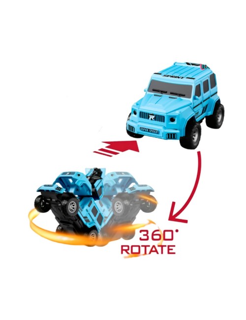 Camioneta Carro Transformable En Robot Coleccion X 4 Unidad