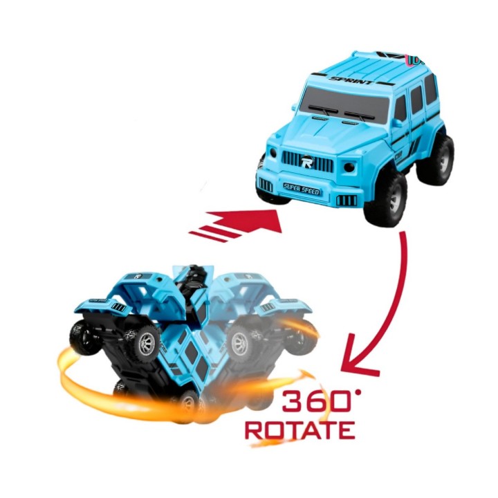 Camioneta Carro Transformable En Robot Coleccion X 4 Unidad