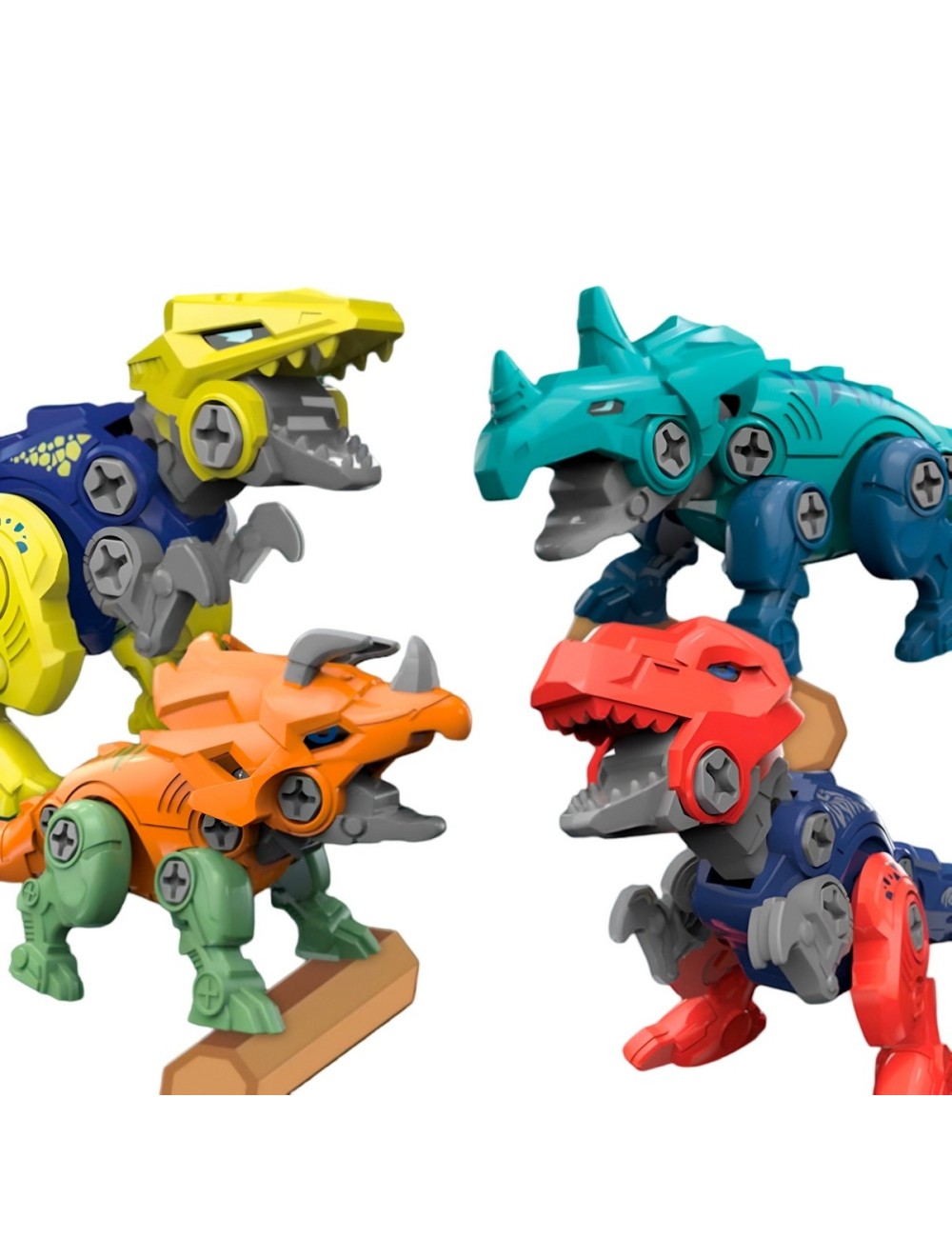 Huevo Dinosaurio Figura Armable Sorpresa Juguete X 3 Uni