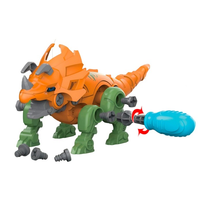 Huevo Dinosaurio Figura Armable Sorpresa Juguete X 3 Uni