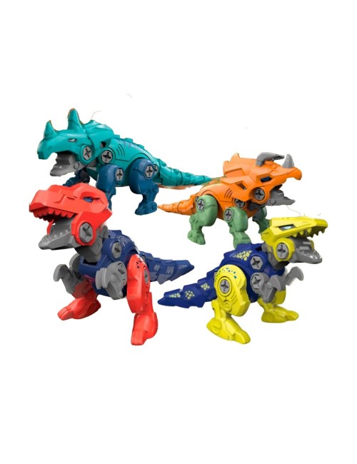 Huevo Dinosaurio Figura Armable Sorpresa Juguete X 3 Uni