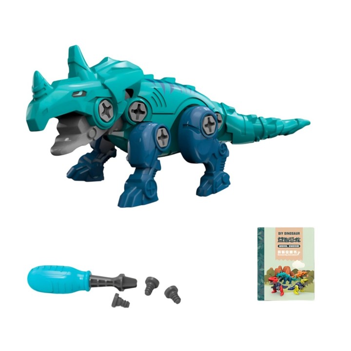 Huevo Dinosaurio Figura Armable Sorpresa Juguete X 3 Uni