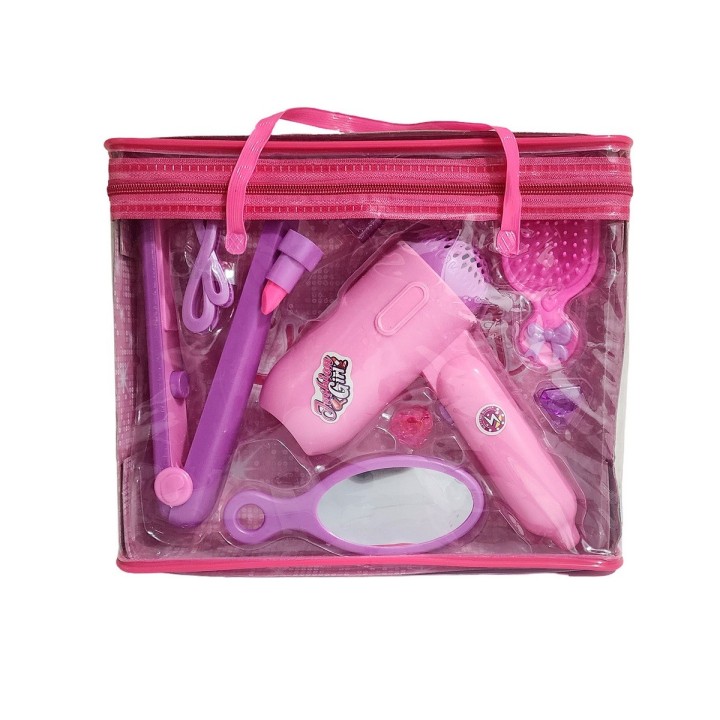Secador De Juguete Accesorios De Belleza Set + Baterias