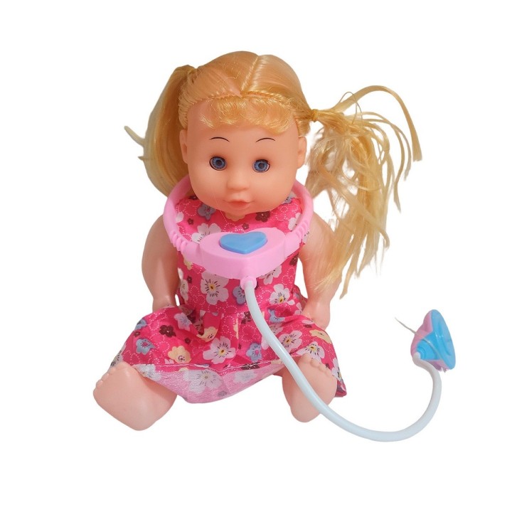 Muñeca Doctora Estetoscopio Con Pañal Tetero Y Bacinilla