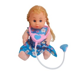 Muñeca Doctora Estetoscopio Con Pañal Tetero Y Bacinilla