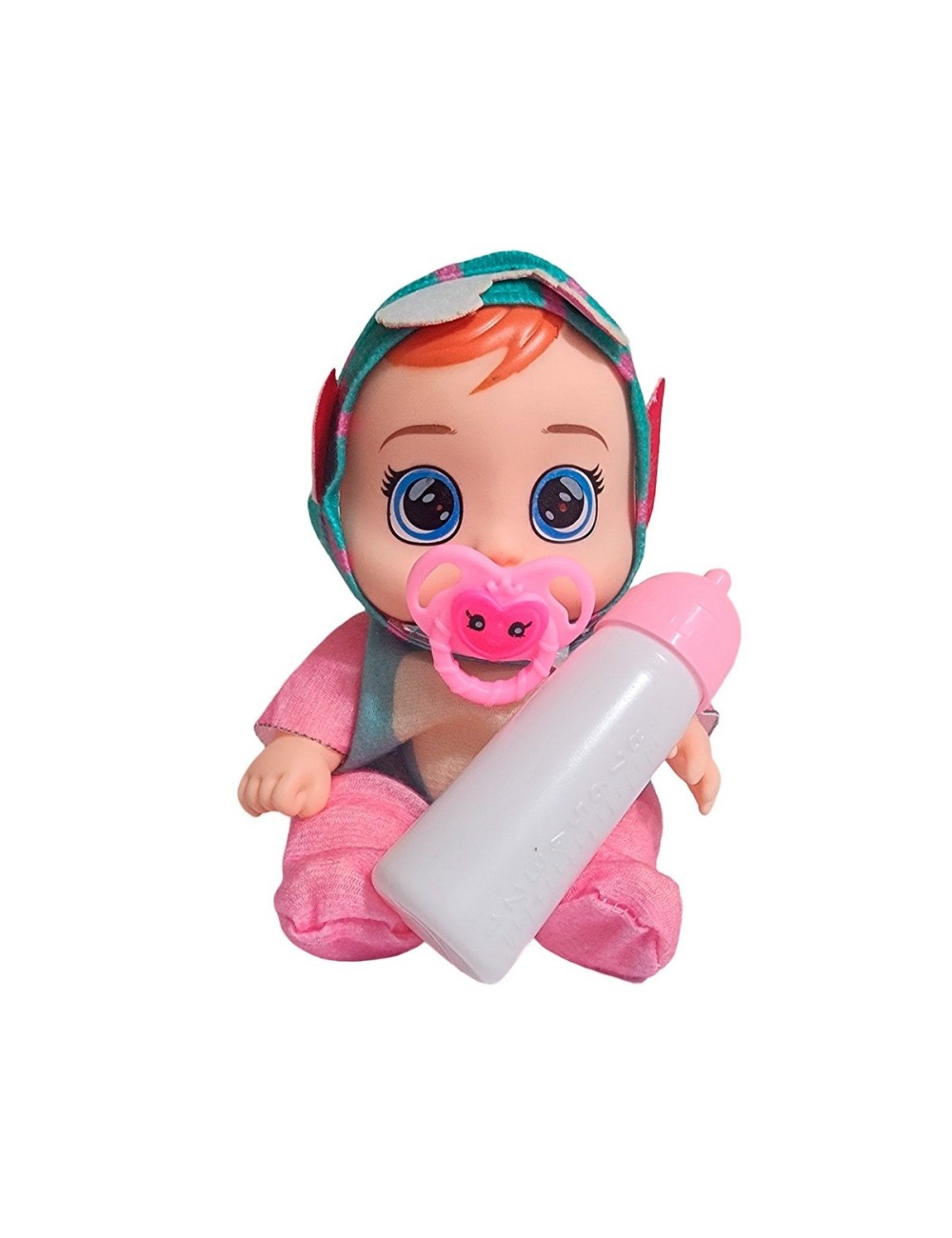 Muñeca Pijama Colores Con Tetero Juguete Interactivo Niñas