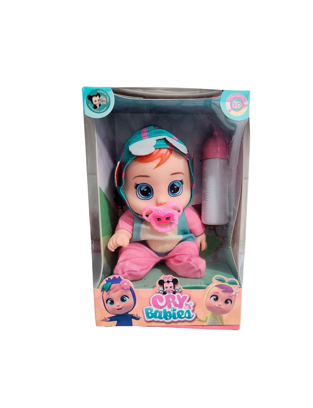 Muñeca Pijama Colores Con Tetero Juguete Interactivo Niñas