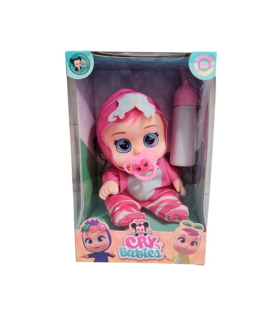 Muñeca Pijama Colores Con Tetero Juguete Interactivo Niñas