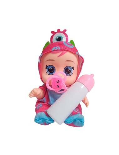Muñeca Pijama Colores Con Tetero Juguete Interactivo Niñas