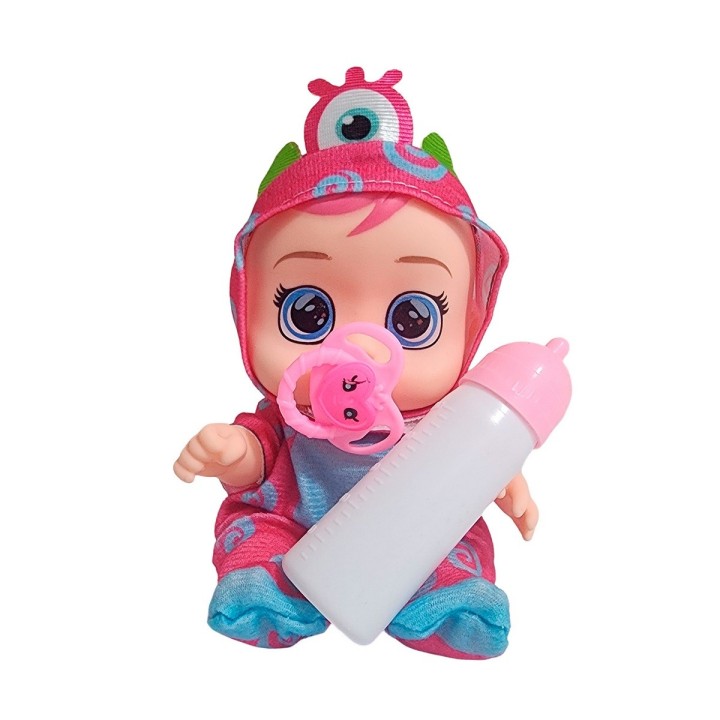 Muñeca Pijama Colores Con Tetero Juguete Interactivo Niñas