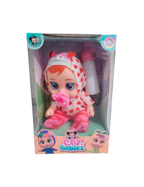 Muñeca Pijama Colores Con Tetero Juguete Interactivo Niñas