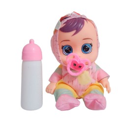 Muñeca Pijama Colores Con Tetero Juguete Interactivo Niñas