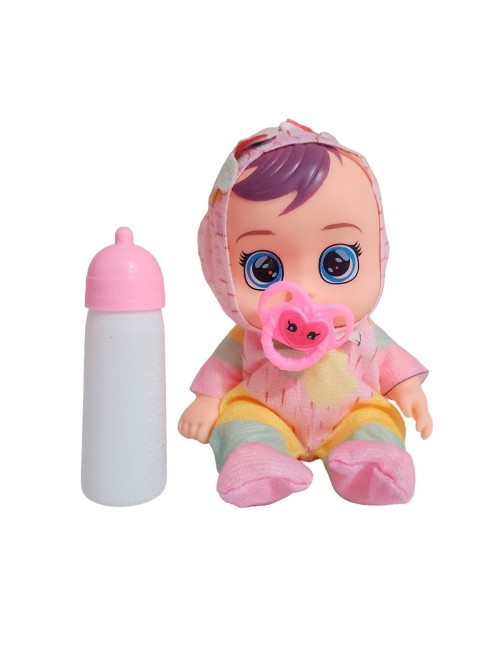 Muñeca Pijama Colores Con Tetero Juguete Interactivo Niñas