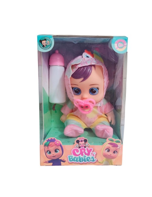 Muñeca Pijama Colores Con Tetero Juguete Interactivo Niñas