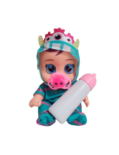 Muñeca Pijama Colores Con Tetero Juguete Interactivo Niñas