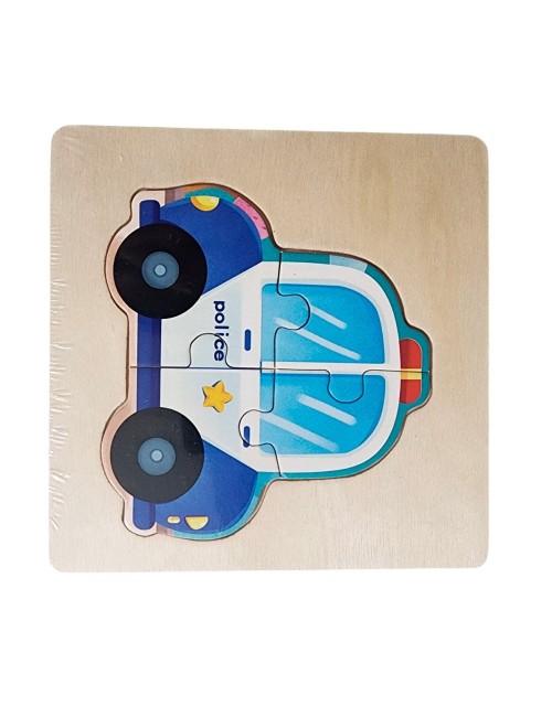 Rompecabeza Madera Figura Color Didactica Aprendizaje Niños