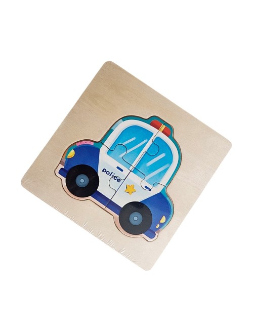 Rompecabeza Madera Figura Color Didactica Aprendizaje Niños