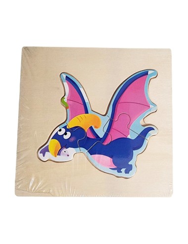 Rompecabeza Madera Figura Color Didactica Aprendizaje Niños
