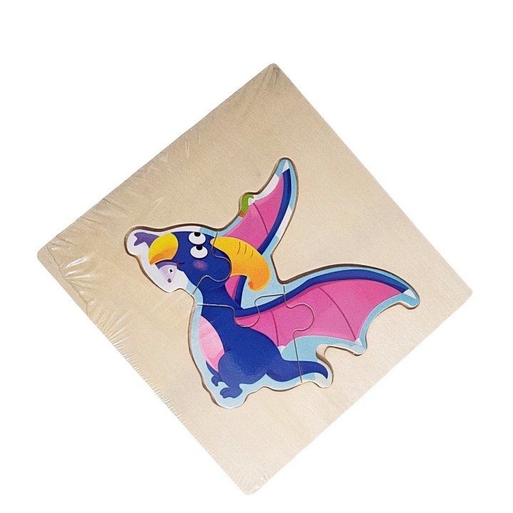 Rompecabeza Madera Figura Color Didactica Aprendizaje Niños