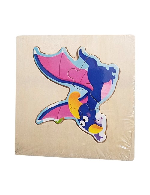 Rompecabeza Madera Figura Color Didactica Aprendizaje Niños