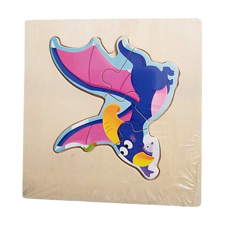 Rompecabeza Madera Figura Color Didactica Aprendizaje Niños