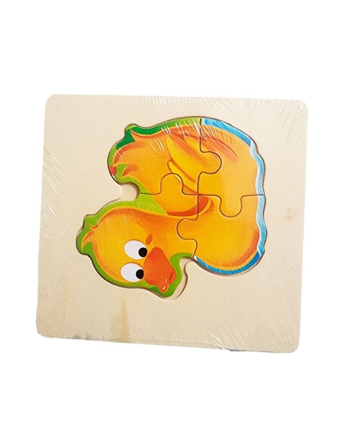 Rompecabeza Madera Figura Color Didactica Aprendizaje Niños