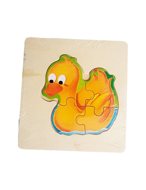 Rompecabeza Madera Figura Color Didactica Aprendizaje Niños