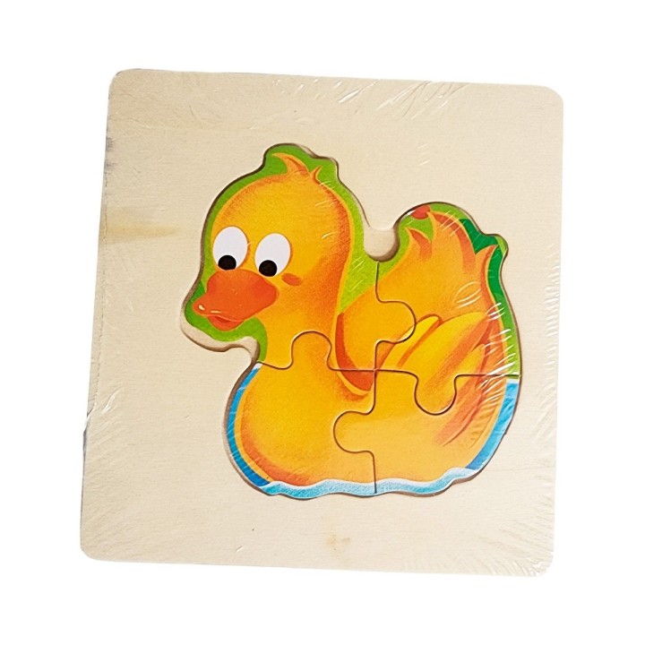 Rompecabeza Madera Figura Color Didactica Aprendizaje Niños