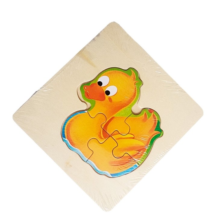 Rompecabeza Madera Figura Color Didactica Aprendizaje Niños