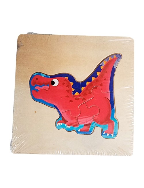 Rompecabeza Madera Figura Color Didactica Aprendizaje Niños