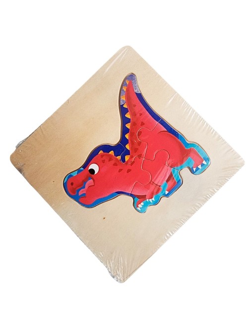 Rompecabeza Madera Figura Color Didactica Aprendizaje Niños