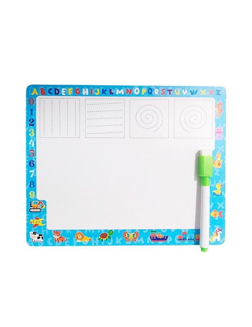 Rompecabezas Didactico Con Tablero Figuras + Marcador