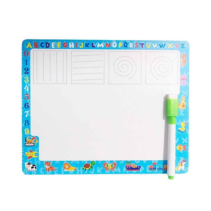 Rompecabezas Didactico Con Tablero Figuras + Marcador