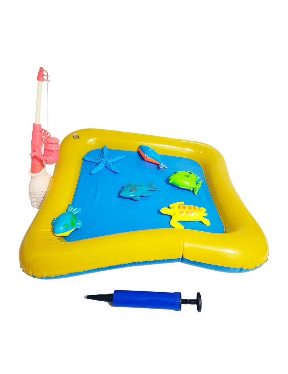 Juego De Pesca Piscina Didactico Juguete Niños Con Caña