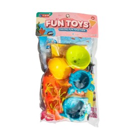 Juego De Pesca Piscina Didactico Juguete Niños Con Caña