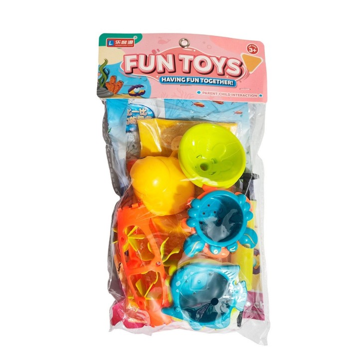 Juego De Pesca Piscina Didactico Juguete Niños Con Caña