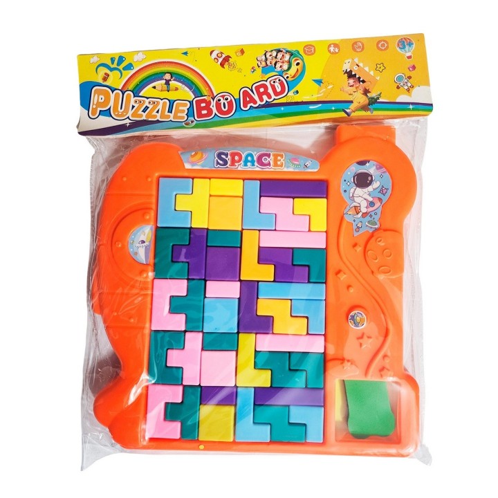 Tablero Didactico Con Bloques Armables Didactico Niños